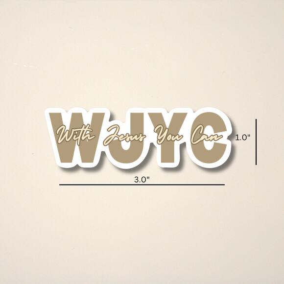 Vinyl Sticker, Christian Sticker, Inspirational Sticker, Gift idea - Picture 5 of 5